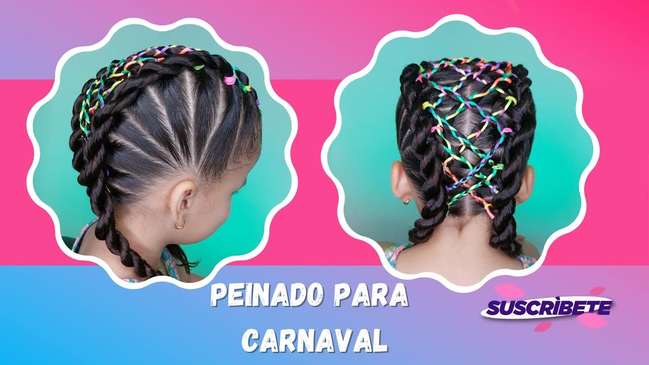 Peinados Divertidos Para Niñas Carnaval